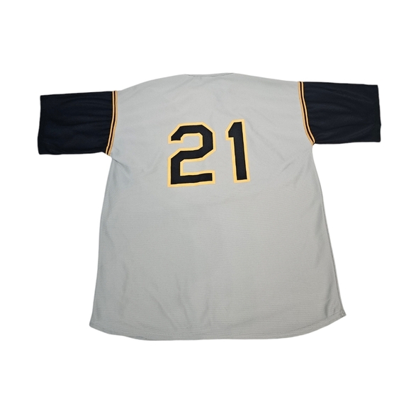 Vintage Park Antony MLB Pittsburgh Pirates Roberto Clemente Jersey Size XL - Picture 6 of 10